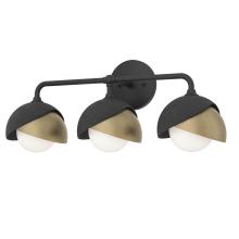 Hubbardton Forge 201375-SKT-10-84-GG0711 - Brooklyn 3-Light Double Shade Bath Sconce