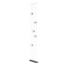 Hubbardton Forge 289520-LED-STND-14-GG0668 - Abacus 5-Light Floor to Ceiling Plug-In LED Lamp