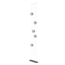 Hubbardton Forge 289520-LED-STND-20-YL0668 - Abacus 5-Light Floor to Ceiling Plug-In LED Lamp