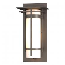 Hubbardton Forge 305992-SKT-77-GG0066 - Banded with Top Plate Small Outdoor Sconce