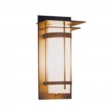 Hubbardton Forge 305993-SKT-20-GG0034 - Banded with Top Plate Outdoor Sconce