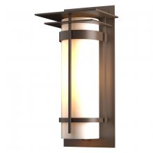 Hubbardton Forge 305994-SKT-75-GG0037 - Banded with Top Plate Large Outdoor Sconce