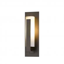Hubbardton Forge 307285-SKT-75-GG0066 - Forged Vertical Bars Small Outdoor Sconce