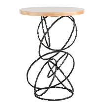 Hubbardton Forge 750134-10-M1 - Olympus Wood Top Accent Table