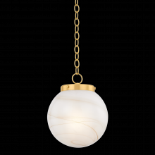 Mitzi by Hudson Valley Lighting H989701S-AGB - Ambra Pendant