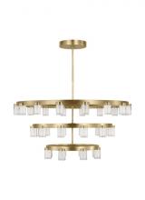 Visual Comfort & Co. Modern Collection KWCH19627NB - The Esfera Three Tier X-Large 36-Light Damp Rated Integrated Dimmable LED Ceiling Chandelier