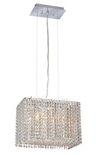 Elegant 1291D14C-CL/SS - Moda 2 light Chrome Chandelier