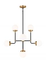 Visual Comfort & Co. Studio Collection 3187908-848 - Cafe Eight Light Small Chandelier