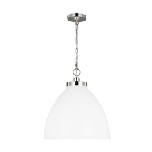 Visual Comfort & Co. Studio Collection CP1301MWTPN - Large Dome Pendant