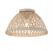 Savoy House Meridian M60073NR - 1-Light Ceiling Light in Natural Rattan