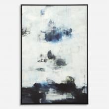 Uttermost 32306 - Black And Blue Framed Abstract Art