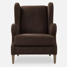 Uttermost 23839 - Uttermost Serpentine Brown Fabric Accent Chair