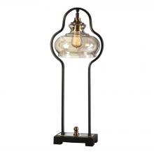 Uttermost 29259-1 - Uttermost Cotulla Aged Black Desk Lamp