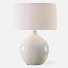 Uttermost 30411 - Uttermost Dribble White Glaze Table Lamp