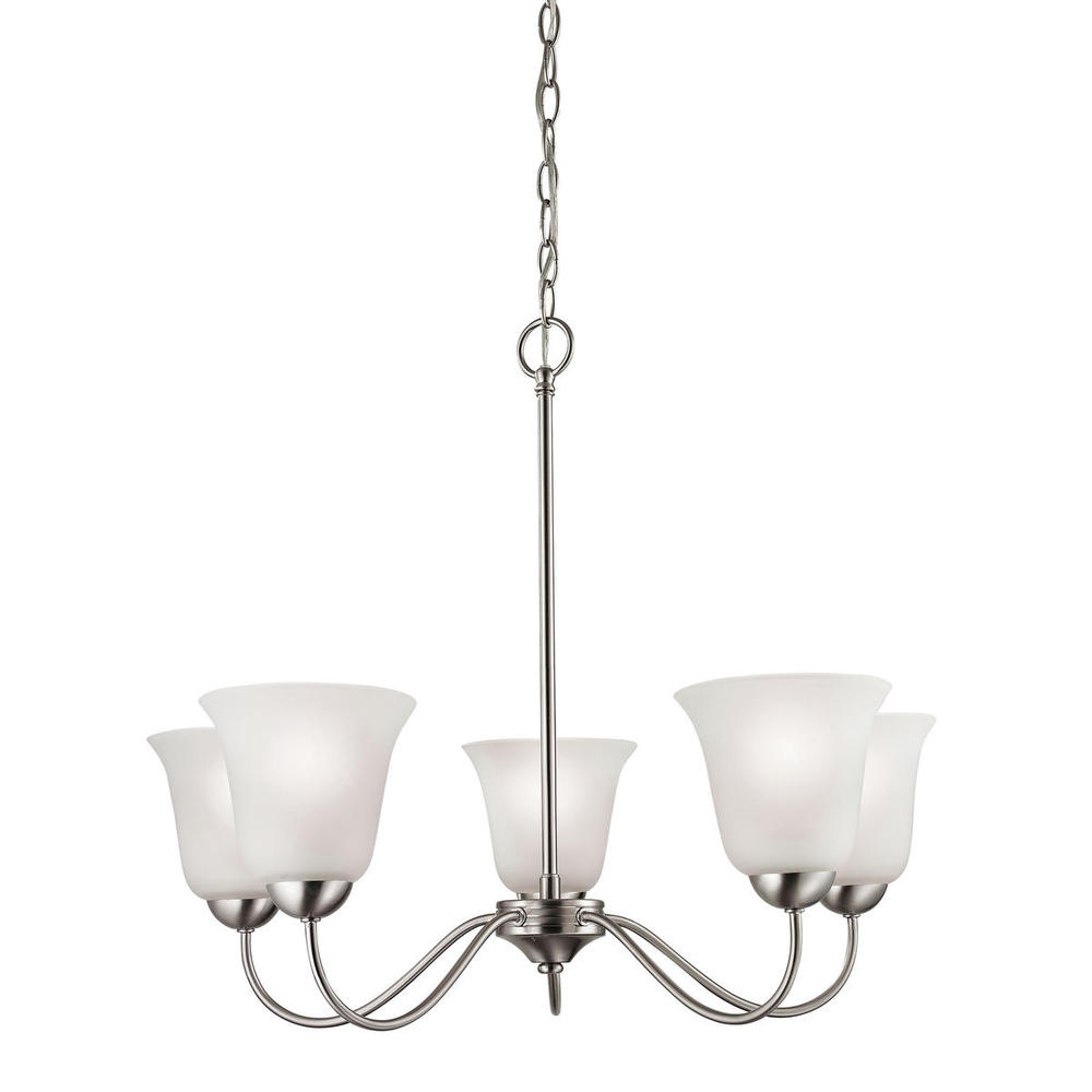 Thomas - Conway 26'' Wide 5-Light Chandelier - Brushed Nickel