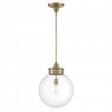 ELK Home 4801-AN-CL - Emma 14'' Wide 1-Light Pendant - Antique Brass