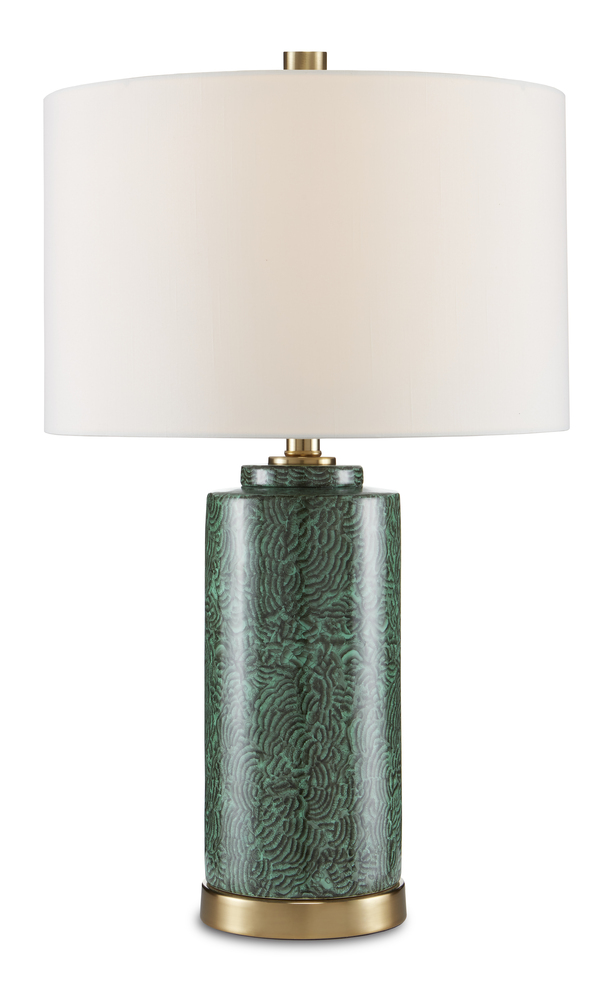 St. Isaac Green Table Lamp