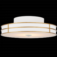 Currey 9999-0072 - Fielding White Flush Mount